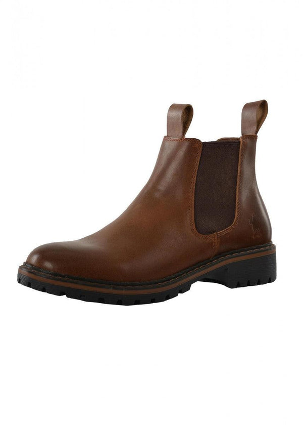 Thomas Cook Women's Janet Dress Boot  Colour: Dark Brown Fabric: Oil treated leather upper, leather/synthetic lining, full tread rubber sole, heavy weight elastic sides, PU comfort branded innersole Features: Heel: 1 1/8Inches. heel embossed Thomas Cook logo  Available Instore and Online at www.myharleyandrose.com.au