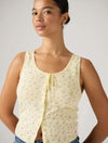 Ladies Levi's Lace Tank in Floral Pear Sorbet