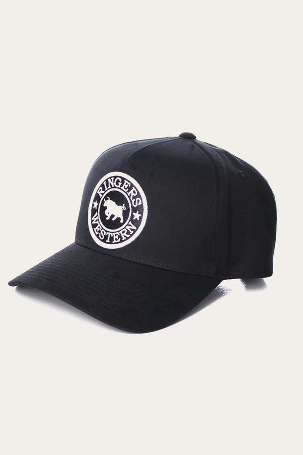 Ringers Western Grover Baseball Cap in Black