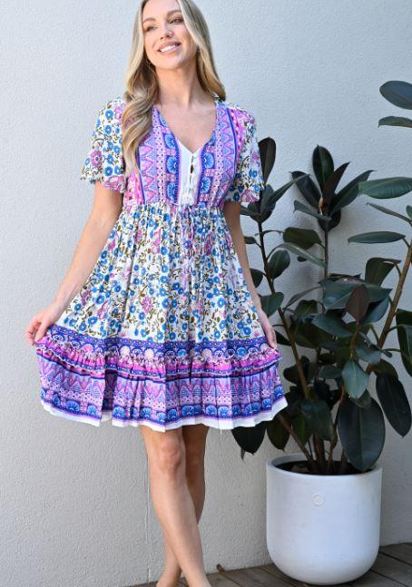 Terri Mini Dress - Folk Road