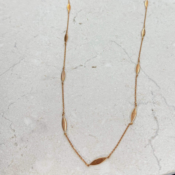 Bohemian Rose Gold Necklace - Folk Road