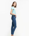 Levi's 721 High Rise Skinny Jean. Like Our 720 High-Rise Super Skinny, But A Little Less Skinny At The Leg. The Same Form-Flattering Fit You Love With A Figure-Hugging 10 Rise, They're Made With An Innovative Stretch Fabric That Still Has Denim’s Authentic Look And Feel. Available at Harley and Rose