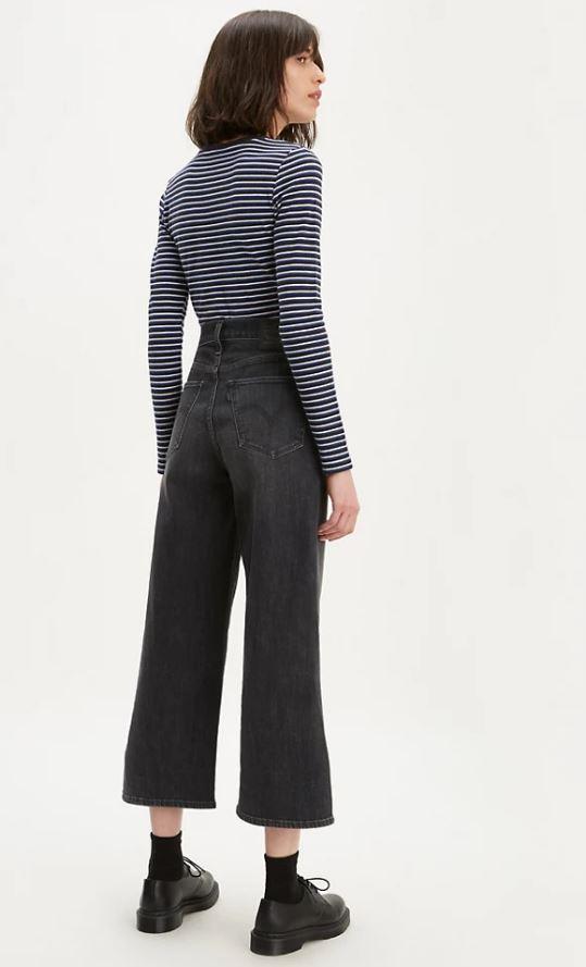 Levis Mile High Cropped Wide Leg from Harley and Rose