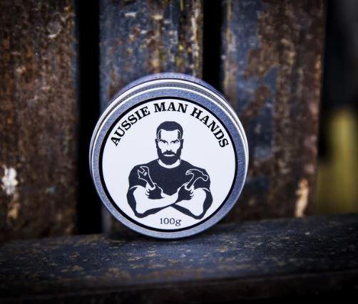 AUSSIE MAN HANDS - Hand Cream For Tradies 100GM available at My Harley and Rose
