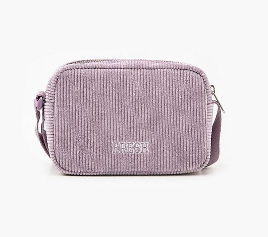 Levis - Fresh Corduroy Crossbody Bag  Colour: Lilac Fabric: Outer 100% Cotton, Lining 3% Cotton 97% Polyester Features: Crafted From Corduroy Fabric Finished With Plant-Based, Planet-Friendly Dyes  Available Instore and Online at www.folkroad.com.au