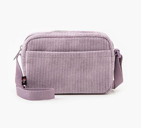 Levis - Fresh Corduroy Crossbody Bag  Colour: Lilac Fabric: Outer 100% Cotton, Lining 3% Cotton 97% Polyester Features: Crafted From Corduroy Fabric Finished With Plant-Based, Planet-Friendly Dyes  Available Instore and Online at www.folkroad.com.au