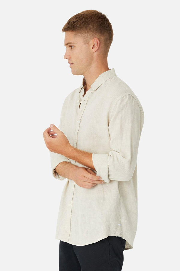 The Tennyson Linen L/S Shirt The love child of class and comfort, linen shirts have long been a stylish companion. With year round appeal, The Tennyson Linen L/S Shirt takes breathable and lightweight linen to make a shirt that exudes effortless charm. Available at My Harley and Rose