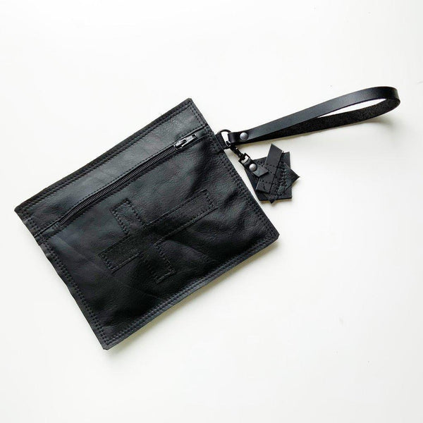 Mofo Clutch Leather, Available at My Harley and Rose