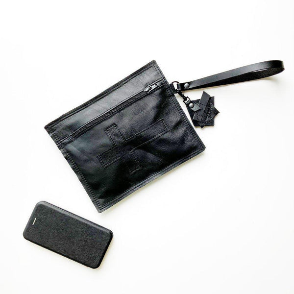 Mofo Clutch Leather, Available at My Harley and Rose