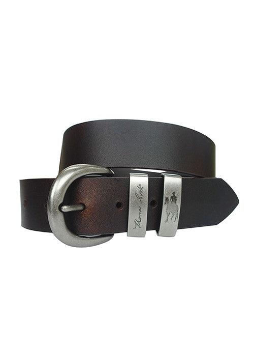 Thomas Cook - Silver Chocolate Twin Keeper Belt