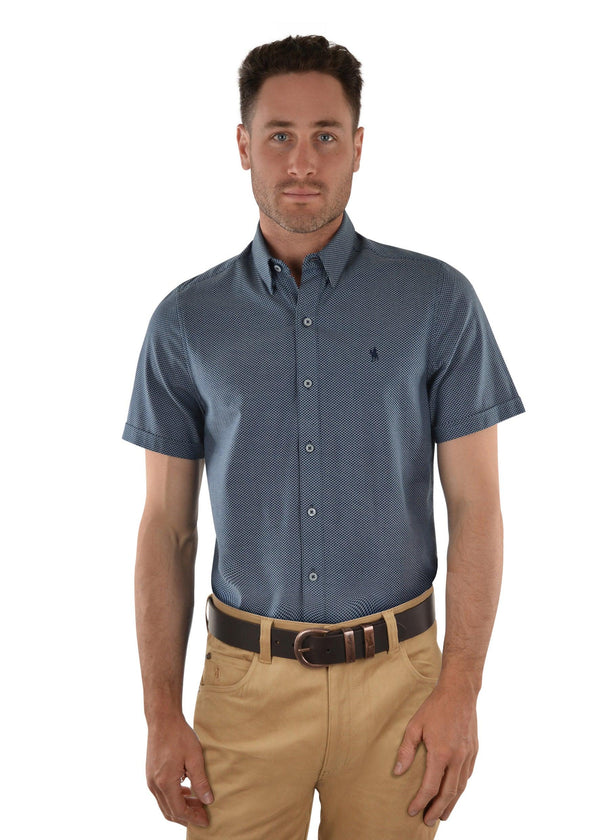 Thomas Cook - Men's Baxter Tailored Short Sleeve Shirt - Folk Road