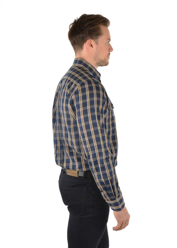 Thomas Cook - Cliff Check 2 Pocket Long Sleeve Shirt - Folk Road