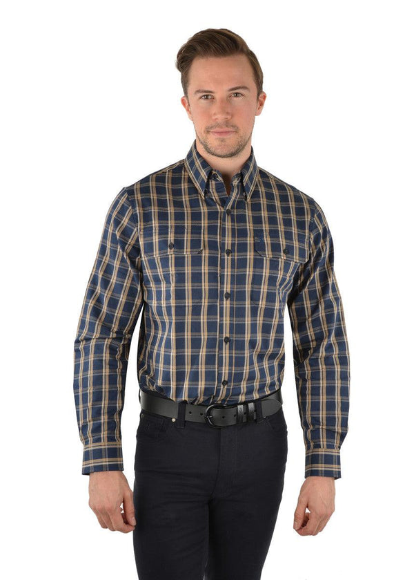 Thomas Cook - Cliff Check 2 Pocket Long Sleeve Shirt - Folk Road