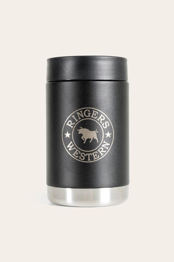 The Ringers Western Escape Can Cooler is your new best mate for your backyard BBQs and Friday arvo knockoff. Keep your hands dry and your drinks ice cold for longer with our specially built double-wall vacuum insulation, holding standard 375mL cans and bottles. Available at Harley and Rose