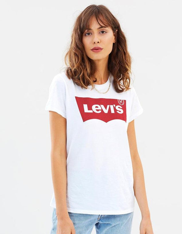 Levi's Perfect Logo Tee Large Batwing, available at My Harley and Rose 