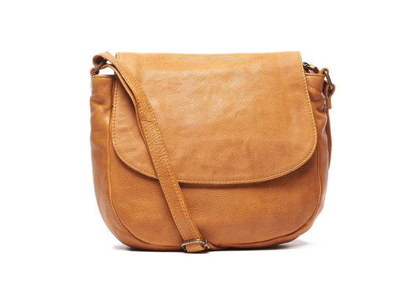 Rugged Hide - Jessica Cross Body Bag Tan - Folk Road