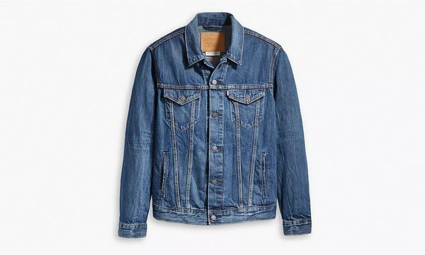 The Trucker Jacket Palmer Trucker The Original Jean Jacket Since 1967. A Blank Canvas For Customisation. Fabric Content: 76% Cotton/24% Lyocell, Fabric Weight: 12.40 Oz, Neck Line: Point Collar, Sleeve Length: Long Sleeve. Available at My Harley and Rose.