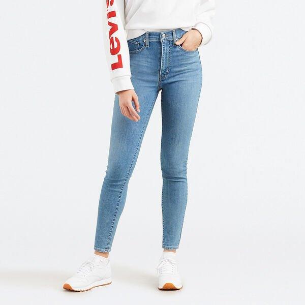Levi's Mile High Super Skinny. Waist-Emphasizing High Rise Sleek Super Skinny Leg. Features Levi's® Sculpt Hyperstretch: Our Ultimate Hold-You-In Fabric That Won’t Stretch Out-So You Don’t Have To Worry About A Baggy Fit At The End Of The Day. Available at My Harley and Rose