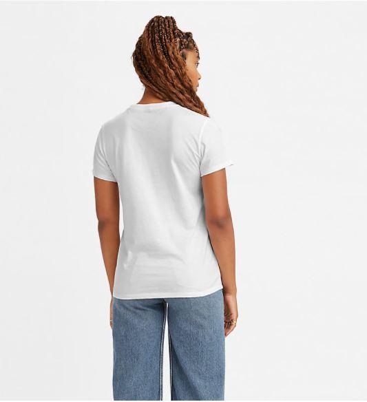 Levi's Women's Logo Perfect T-Shirt A Supersoft, Classic Crewneck That Goes With Everything And Features Our Iconic Poster Logo. Simple, Yes, But You Can't Improve Upon Perfection. Available at Harley and Rose