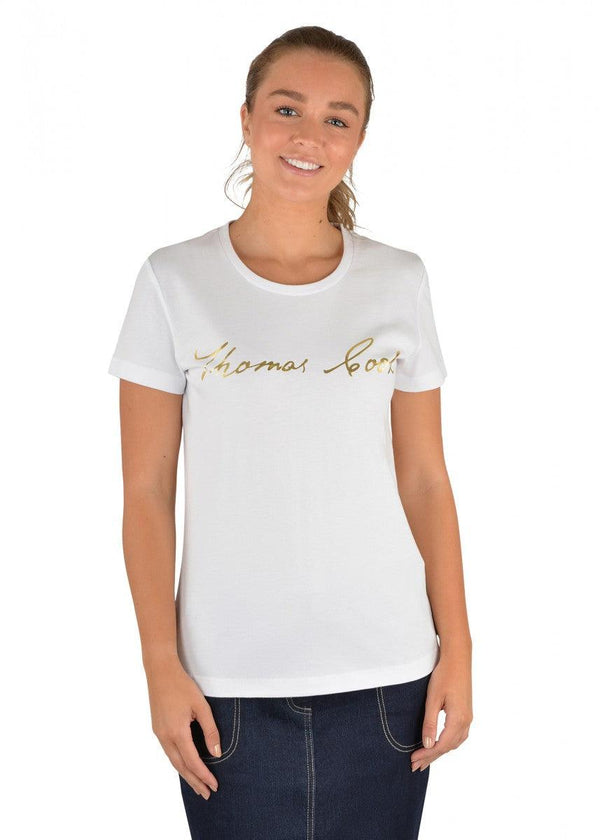 Thomas Cook - Women's Script Tee - Folk Road