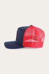 five-panel design featuring a mid-profile and mesh back panel for ultimate comfort. $39.95