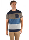 Thomas Cook - Men's Spencer Stripe 1 Pocket Short Sleeve Tee - Folk Road