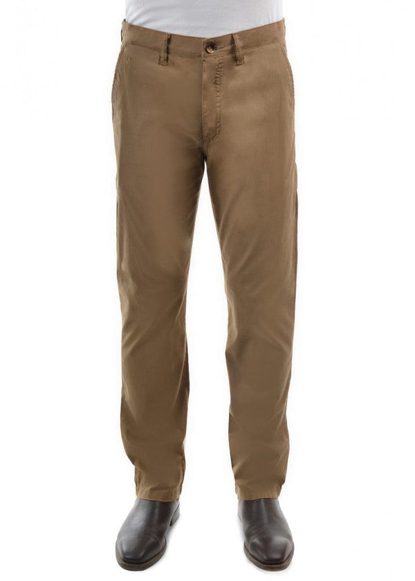 Thomas Cook Tailored Fit Mossman Comfort Waist Trouser Camel, from Harley & Rose