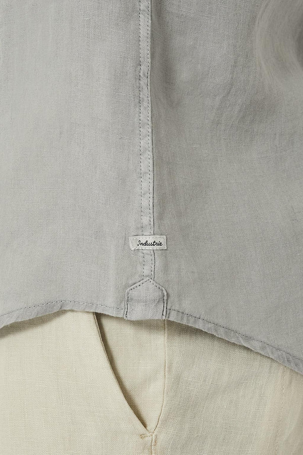 Industrie - The Tennyson Linen Long Sleeve Shirt - Folk Road