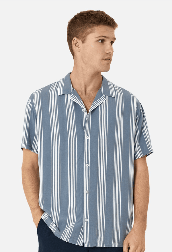 Mix up you summer wardrobe selection this summer with The Caswell S/S Shirt. This relaxed, lightweight, loose shirting option will keep you in ultimate comfort zone all the while looking on trend. Available at My Harley and Rose