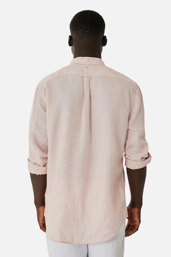 Industrie - The Tennyson Long Sleeve Linen Shirt - Folk Road