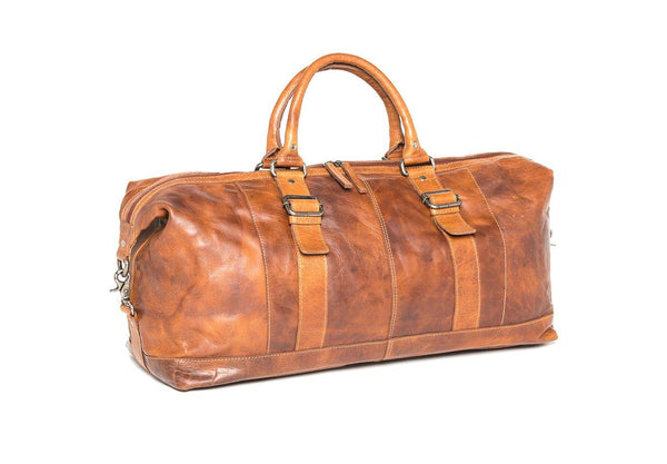 Toowoomba Leather Overnight bag by Rugged Hide, available at My Harley and Rose
