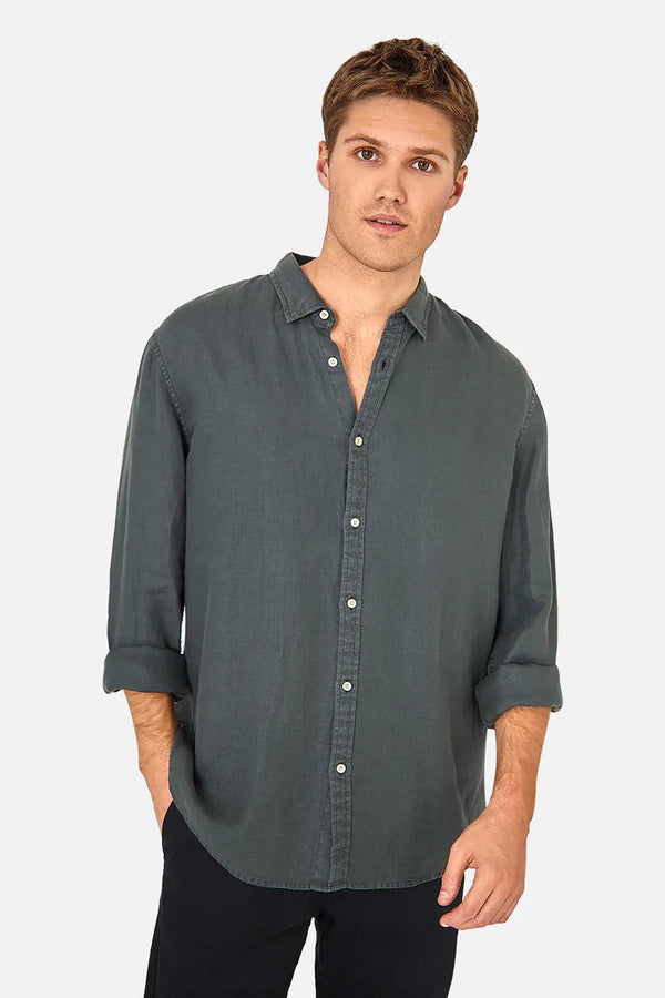 Industrie - The Trinidad Linen Long Sleeve Shirt - Folk Road